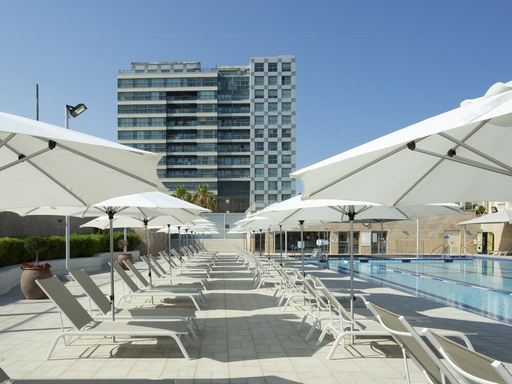 Aparthotel Okeanos On The Beach Herzelia Instalações foto